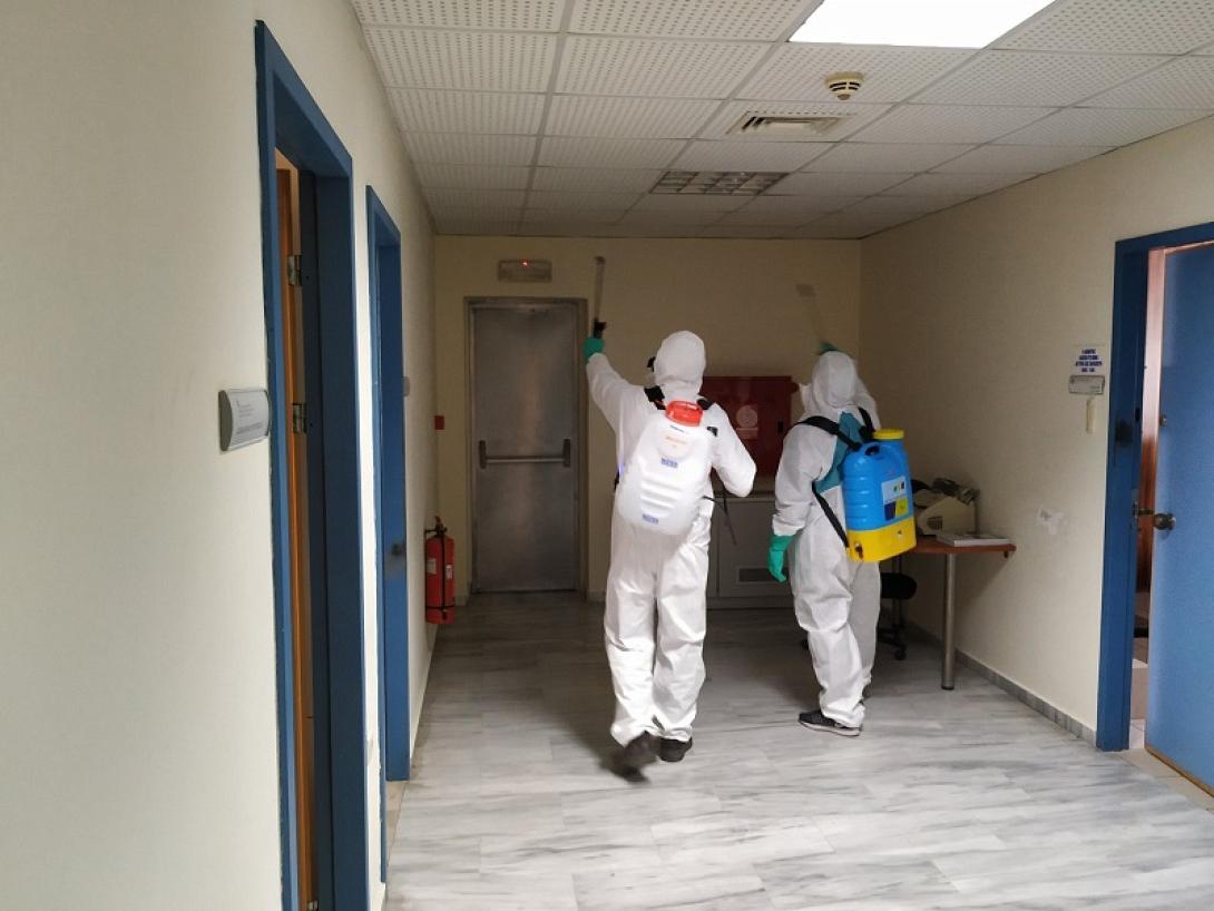 Απολύμανση κατά του κορωνοϊού