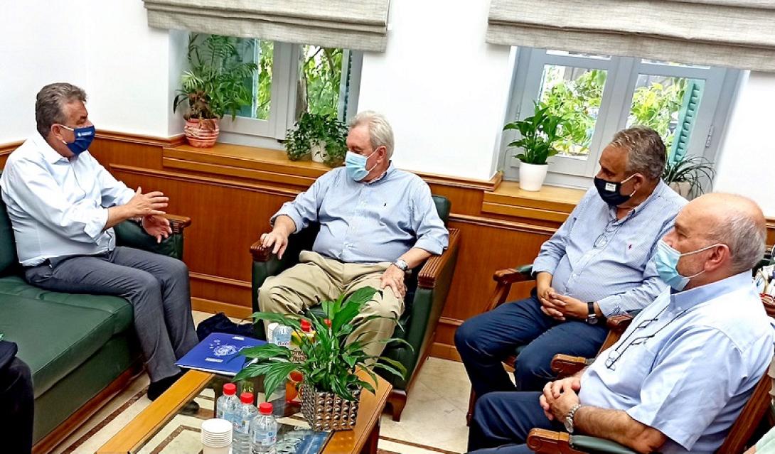 Συνάντηση του Περιφερειάρχη με τον ΓΓ Έρευνας και Καινοτομίας