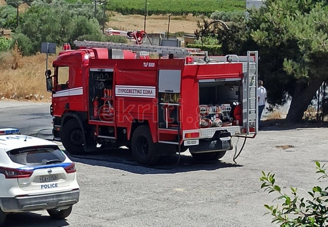 Η Πυροσβεστική έφτασε άμεσα στο σημείο.