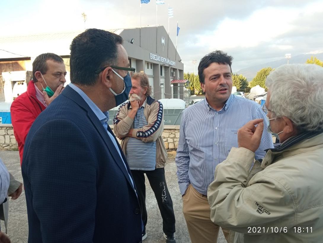 Ο Μανώλης Συντυχάκης επισκέφθηκε τα χωριά του Δήμου