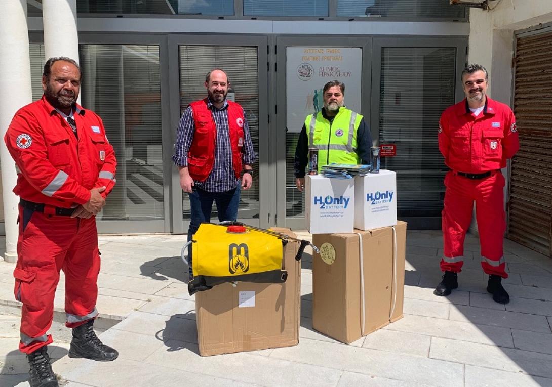 Από την παράδοση του εξοπλισμού