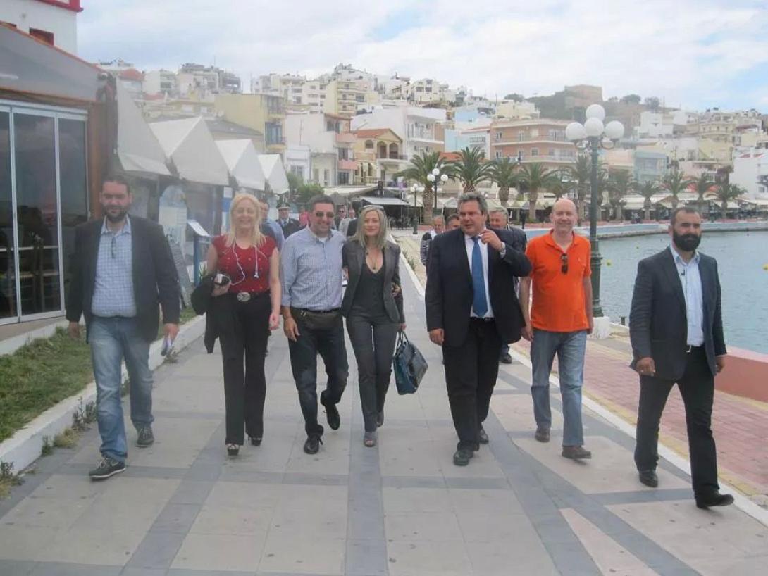 Στη Σητεία η υποψήφια ευρωβουλευτής των ΑΝΕΛ Γεωργία Στεφανάκη