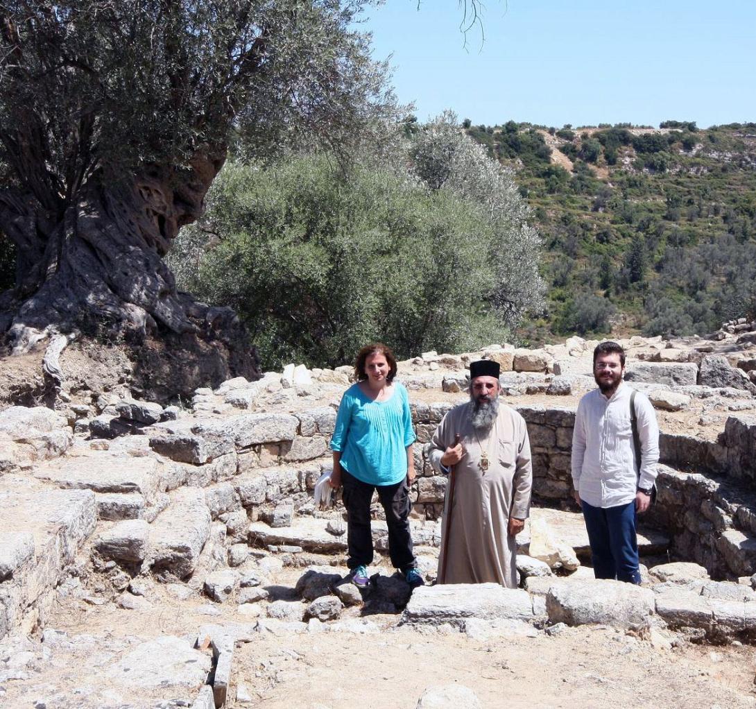 Ο Μητροπολίτης Ρεθύμνης και Αυλοποτάμου Ευγένιος στην Αρχαία Ελεύθερνα