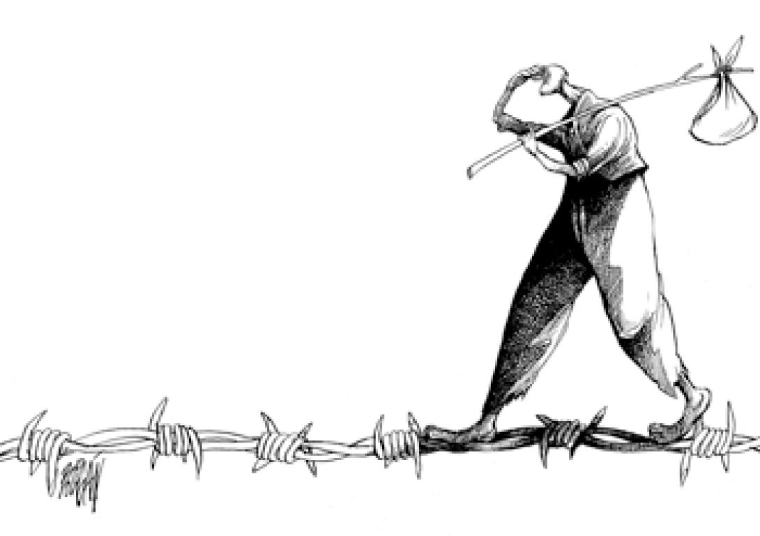 Στον 'Αγνωστο Μετανάστη: Ένα πρωτότυπο "μνημείο" σε τοίχο του Ηρακλείου