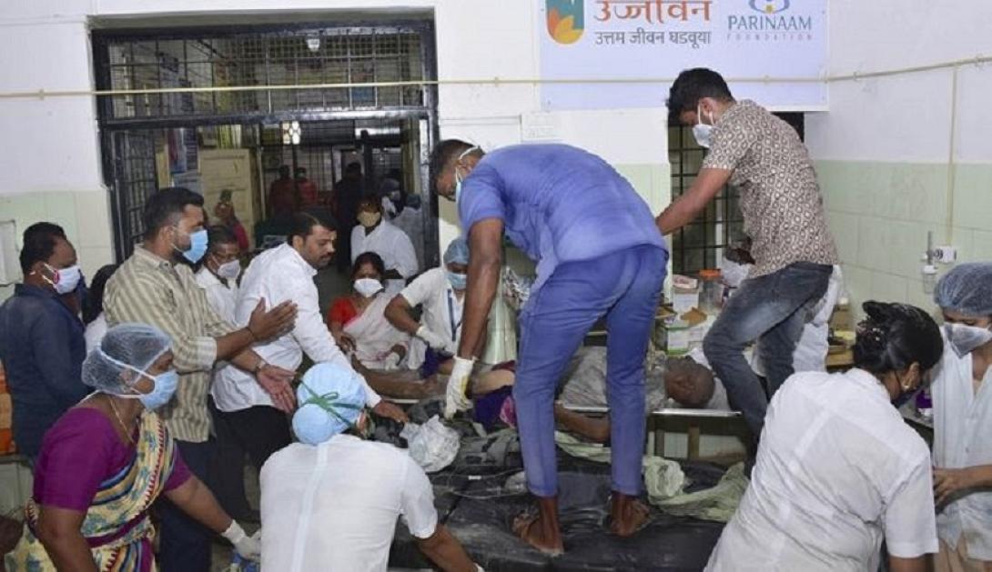 ινδια φωτια σε νοσοκομειο