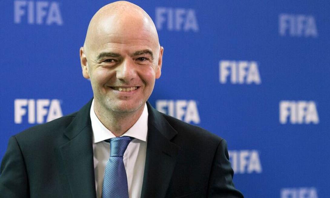 Ο πρόεδρος της FIFA, Τζιάνι Ινφαντίνο 