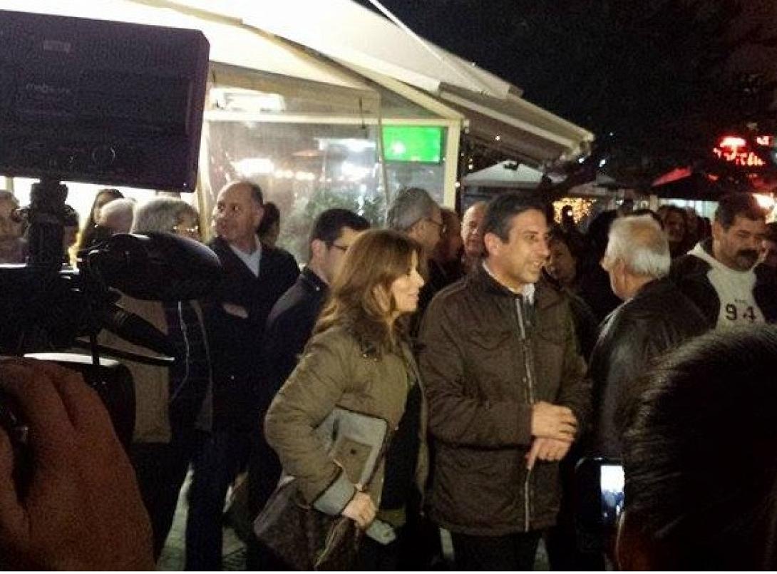 Πλήθος κόσμου στα Λιοντάρια κατά της βίας - Δέκτης πολλών μηνυμάτων ο Π. Ινιωτάκης