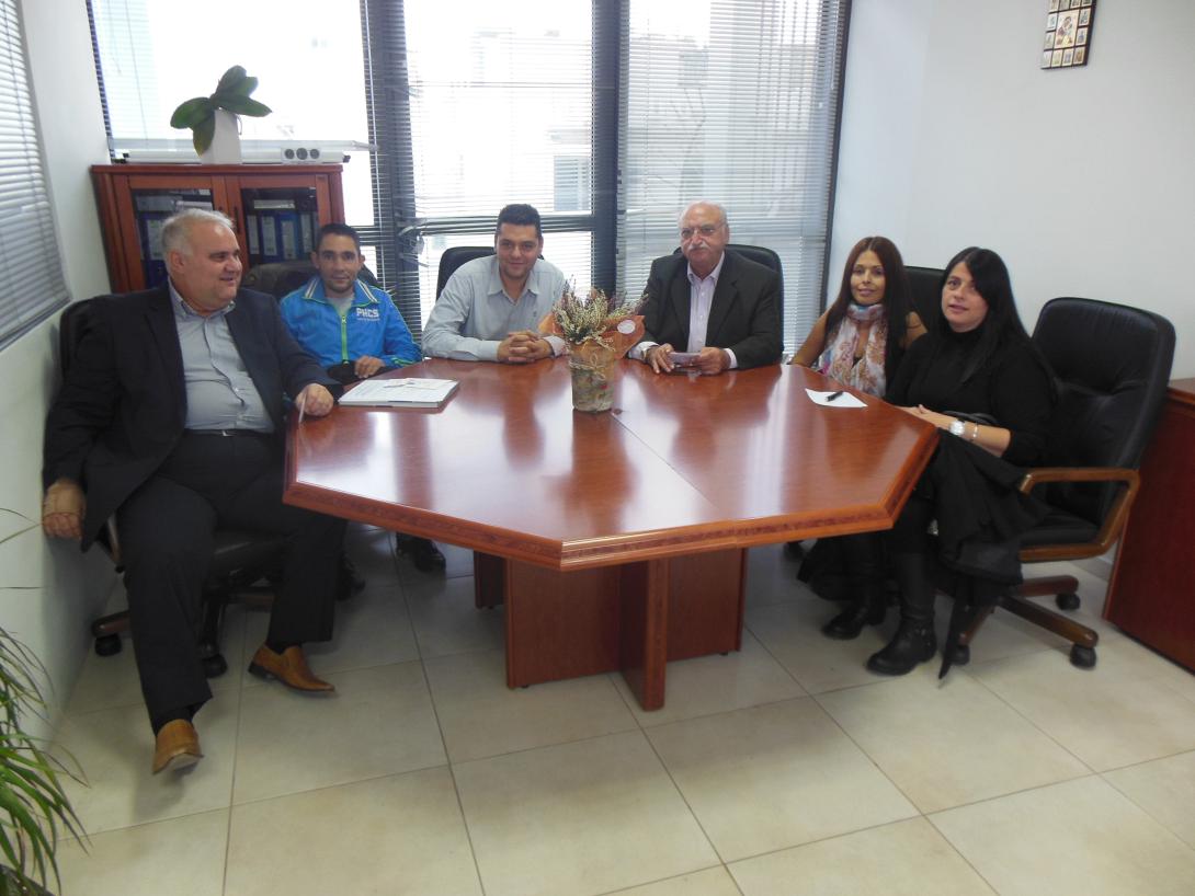 Στον Α. Γρηγοράκη τα μέλη του Συλλόγου Θαλασσαιμίας Χανίων - Ρεθύμνου