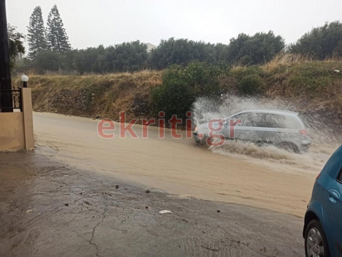Σφοδρή κακοκαιρία ξανά στο Ηράκλειο