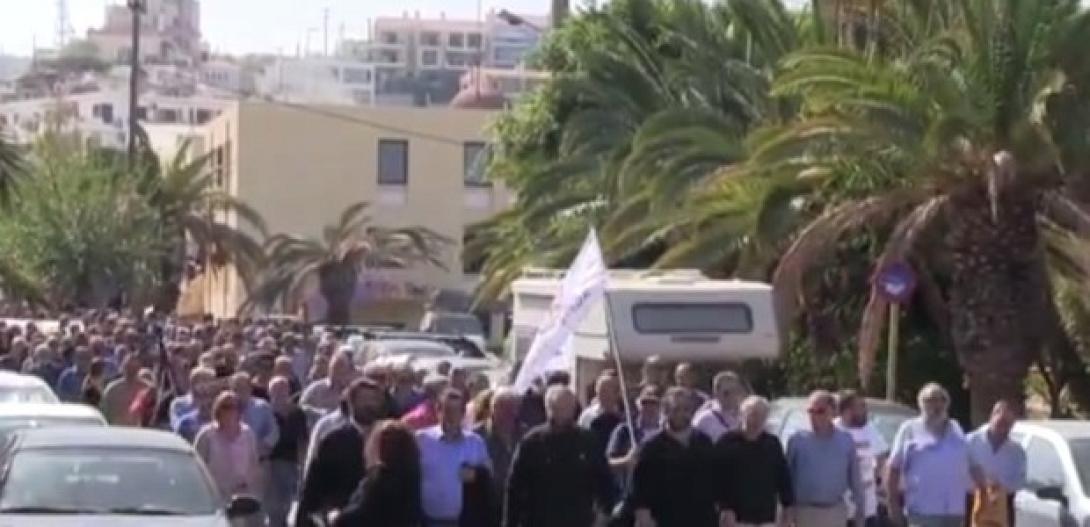 Εκατοντάδες Ρεθυμνιώτες φώναξαν "όχι" στις ΒΑΠΕ