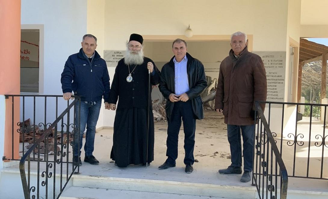 Επίσκεψη στο υπό κατασκευή Γηροκομείο