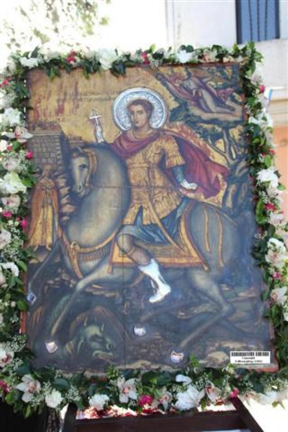 Ο Άη Γιώργης... εμπόδισε την κλοπή από "το σπίτι του"