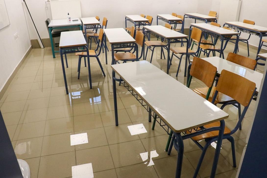 Πλημμύρισαν οι αίθουσες του σχολείου