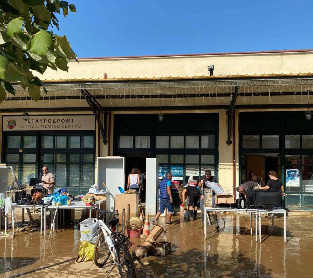 αλληλεγγύη στου ςκατοικους Καρδίτσας από μετανάστες