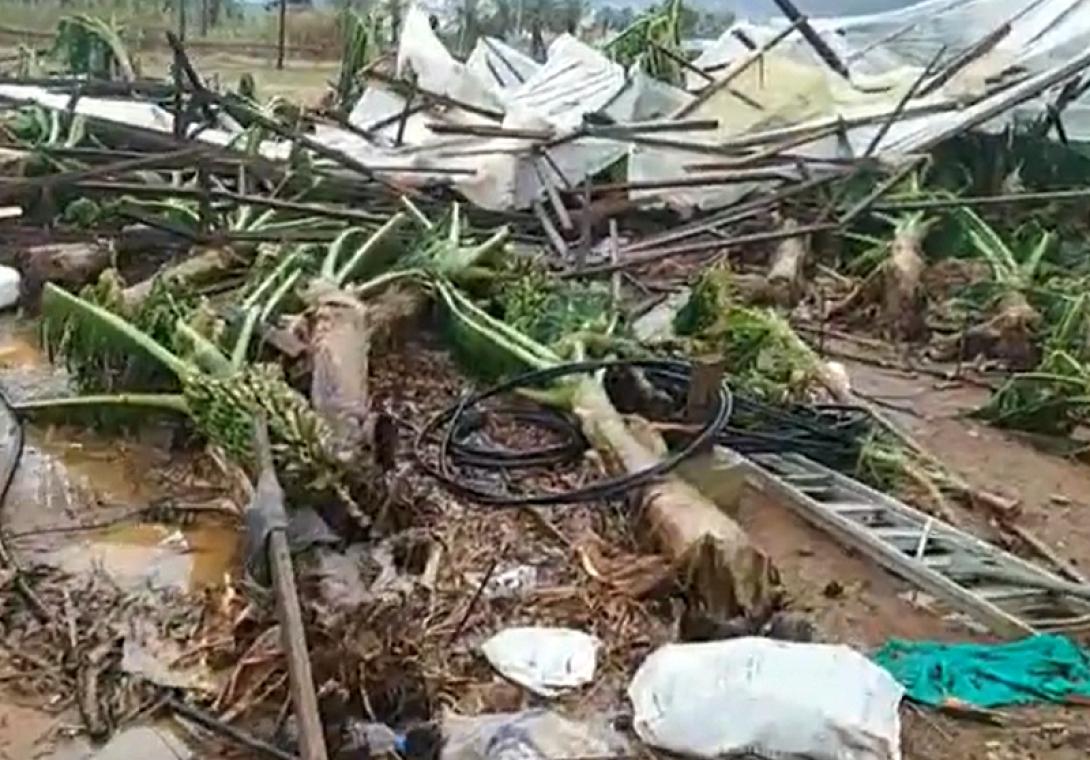 δεν άφησε τίποτα όρθιο η κακοκαιρία