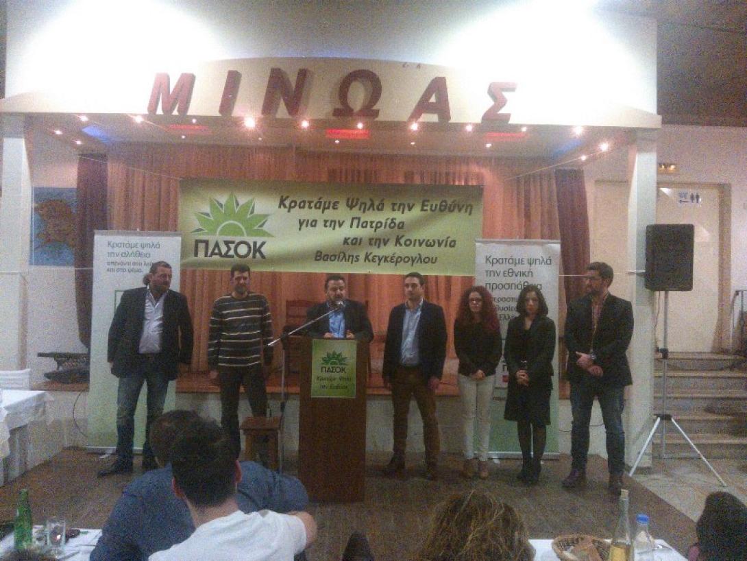 Κοντά στους κατοίκους της Μεσαράς ο Μενέλαος Μποκέας