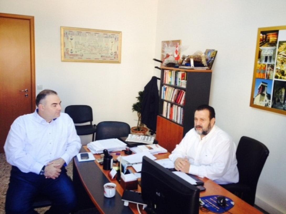 Συνάντηση Κεγκέρογλου - Βαμιεδάκη με φόντο τον τουρισμό της Κρήτης