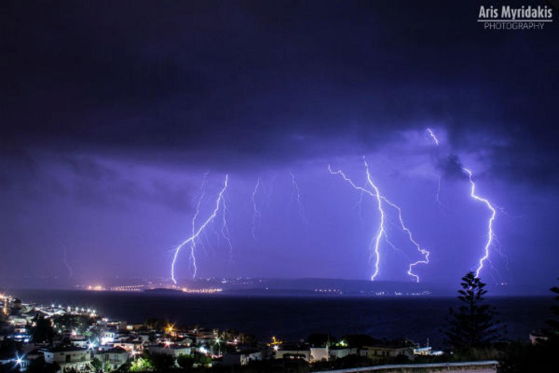 Έσβησαν τα φώτα στην πίστα του Αεροδρομίου Χανίων ... λόγω βροχής