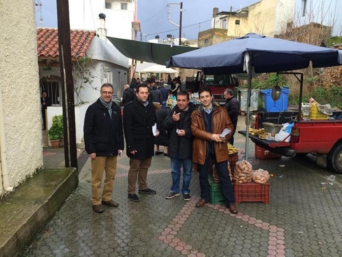 Σε Ασήμι και Αστερούσια πήγαν σήμερα οι υποψήφιοι του ΚΙΔΗΣΟ