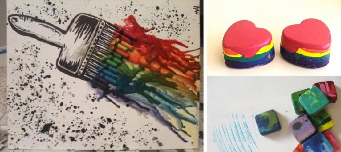 DIY: 9 εκπληκτικές κατασκευές με κηρομπογιές