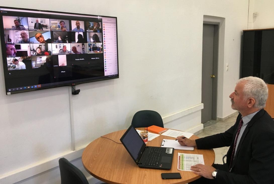 Κοπασης ΟΑΚ τηλεδιασκεψη