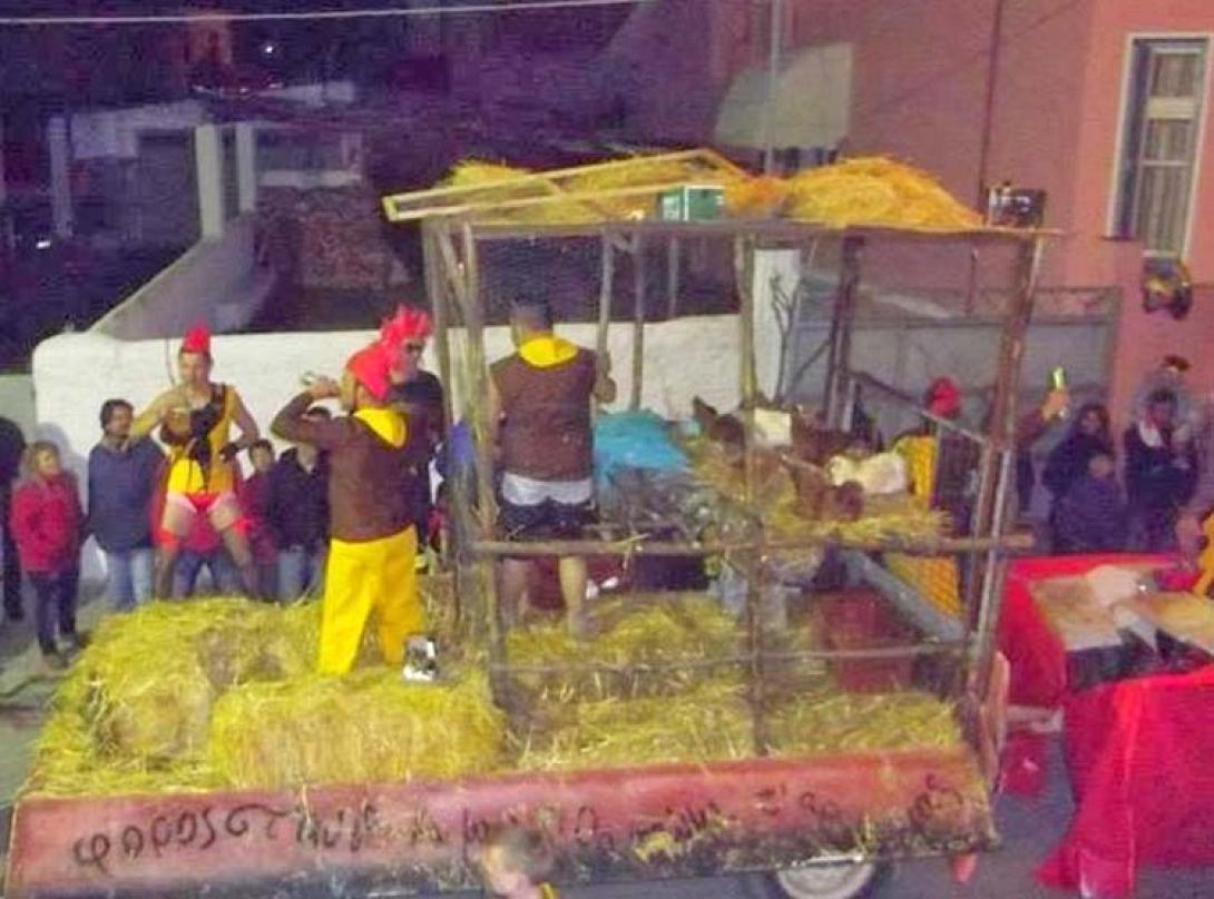 κότες, άρμα, καρναβάλι