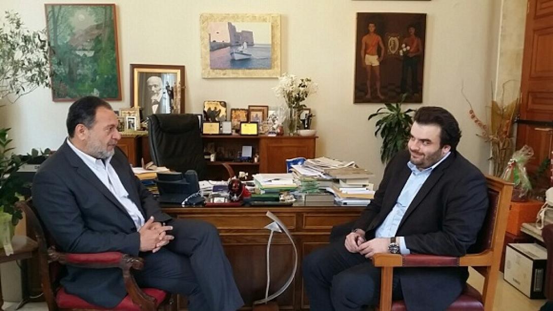 Στον Γιάννη Κουράκη ο υποψήφιος ευρωβουλευτής Κυριάκος Πιερρακάκης