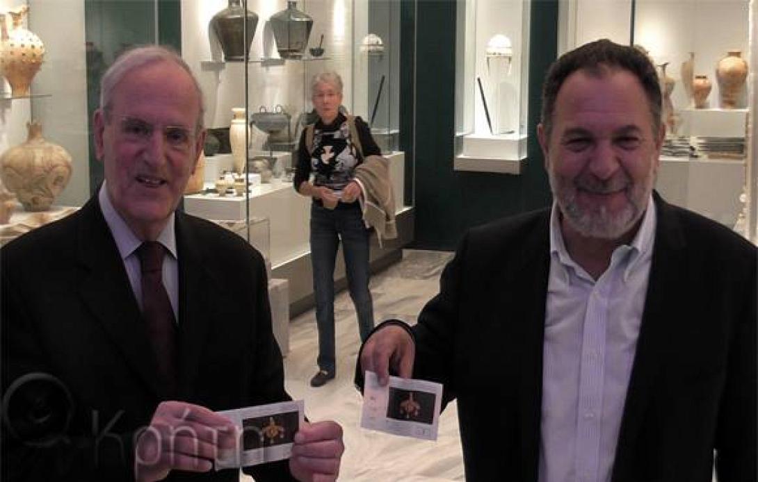 Με το εισιτήριο ανά χείρας και στο Μουσείο, ο Γιάννης Κουράκης!