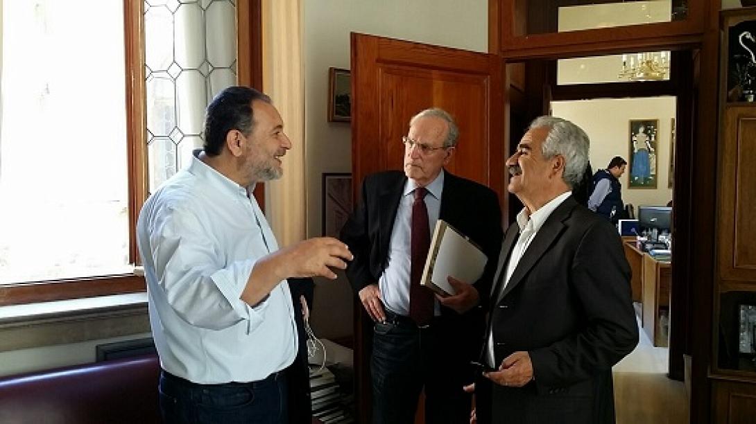 Συνεργασία Κουράκη - Κουκιαδάκη για έργα που υλοποιούνται στο Ηράκλειο