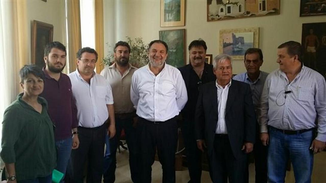 Συνάντηση Κουράκη - Μαμουλάκη στη Λότζια