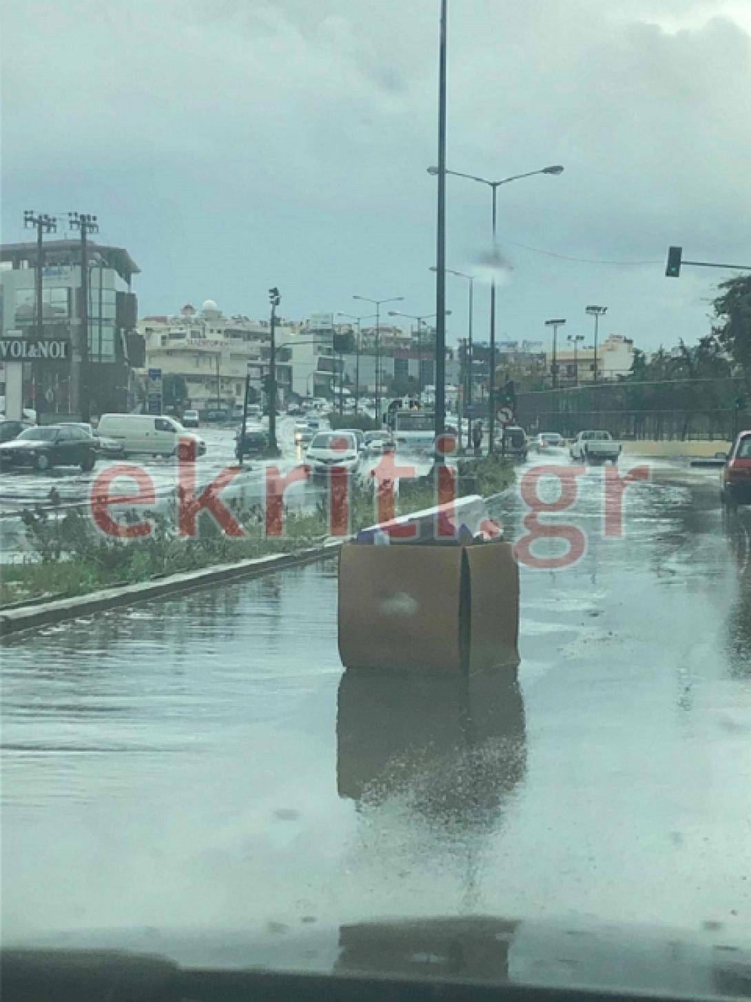 Κούτα στη μέση του δρόμου για... την αποφυγή της λακκούβας