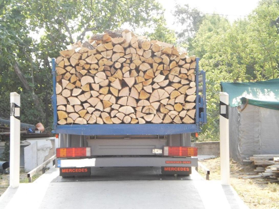 φορτηγό ξύλα