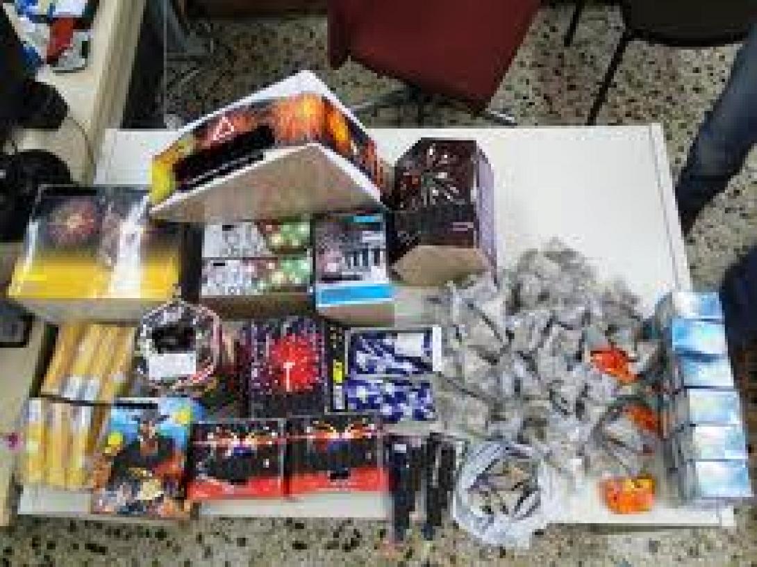 Ηράκλειο: Συνελήφθη 30χρονος με κροτίδες