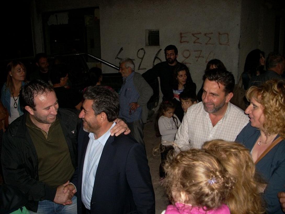 Περιοδεία Σταύρου Ξυλούρη στην Αγία Βαρβάρα