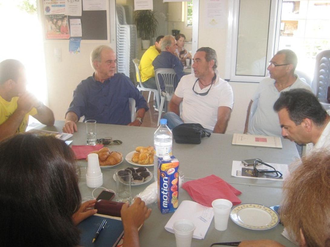 Στον Πολιτιστικό Σύλλογο του Αγίου Ιωάννη ο Βασίλης Λαμπρινός