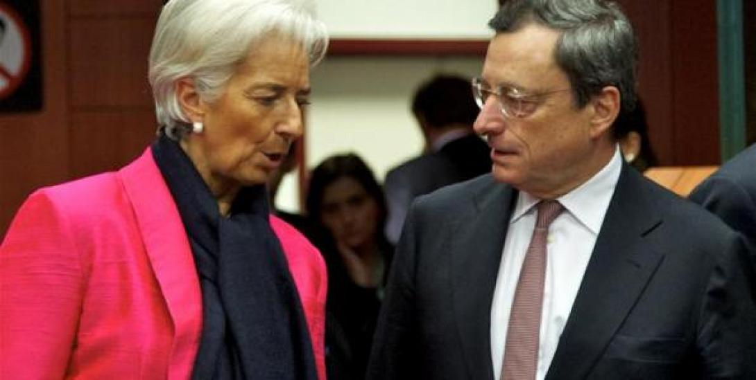 Η Λαγκάρντ απορρίπτει τις αιχμές Ντράγκι για την πολιτική του Ταμείου
