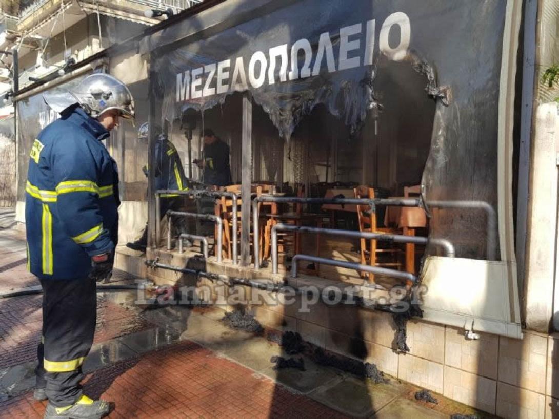 πυρκαγια σε μεζεδοπωλείο