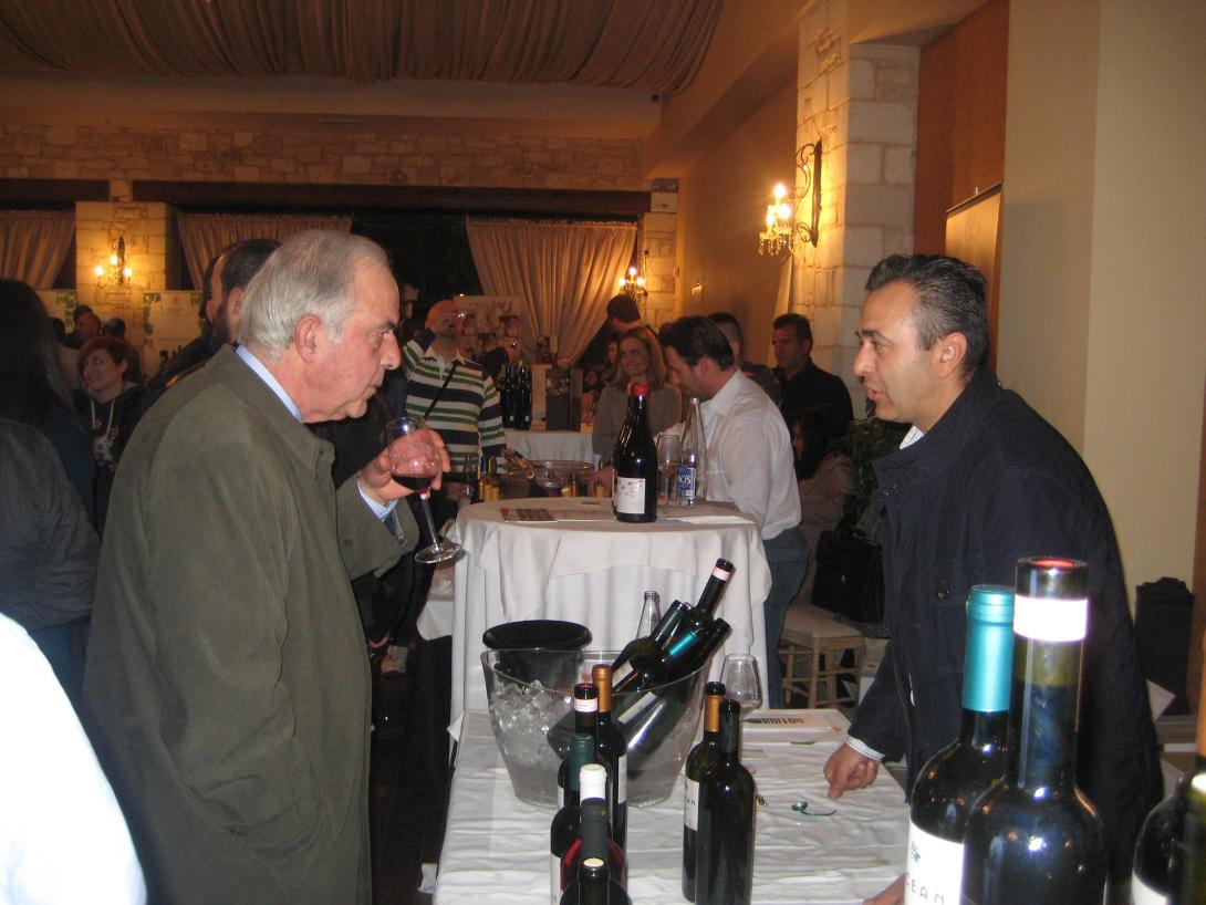 Στην έκθεση "Οινοτικά 2014" ο Βασίλης Λαμπρινός