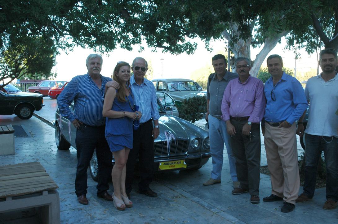 Ο Βασίλης Λαμπρινός στην 'Εκθεση Κλασικών Οχημάτων 