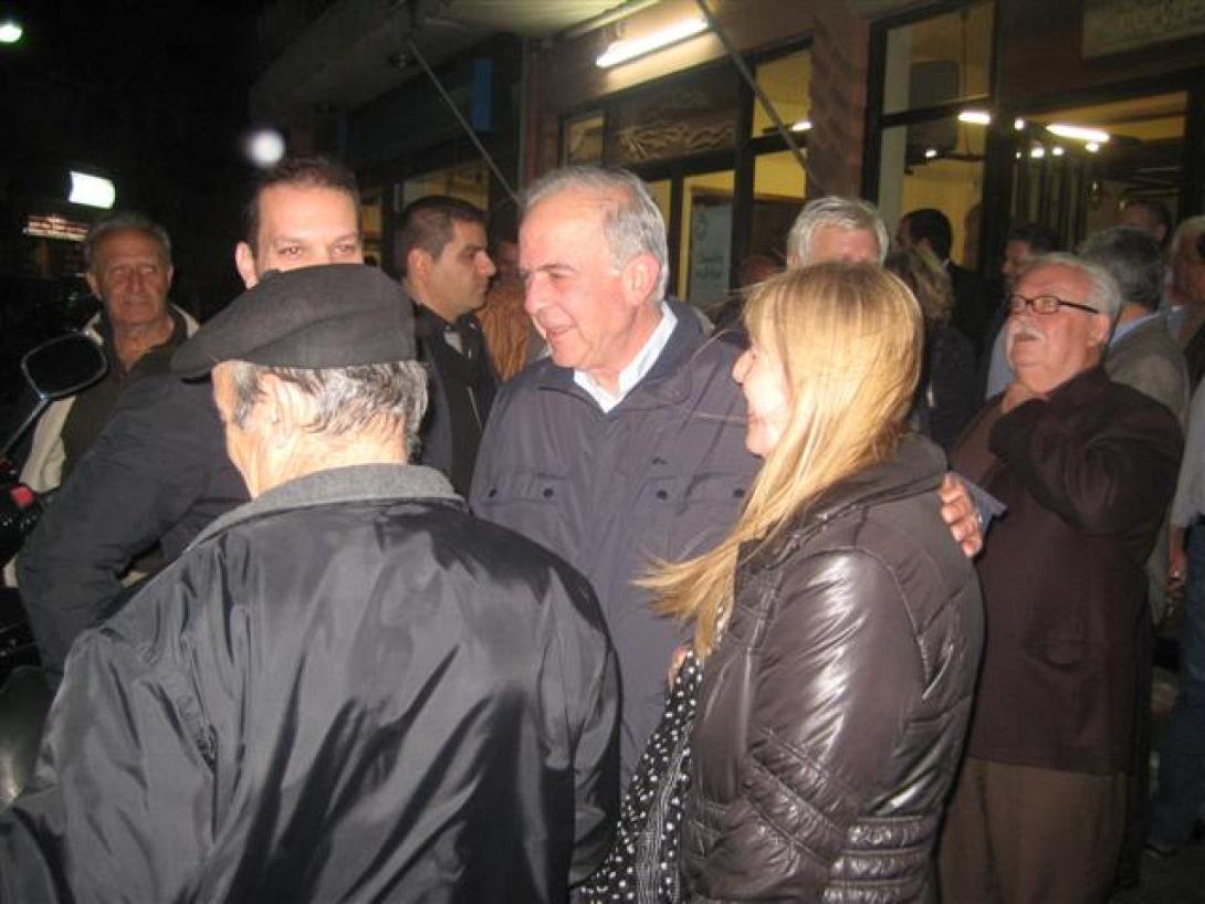 Επίσκεψη του υποψηφίου δημάρχου Ηρακλείου Β. Λαμπρινού στα Καμίνια