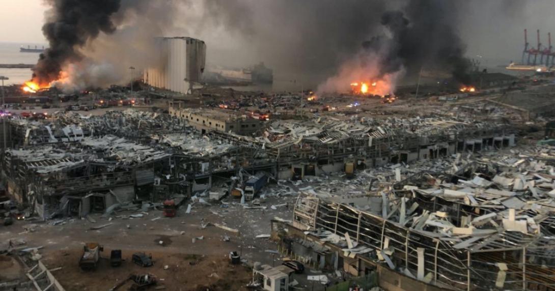 η καταστροφή στη Βηρυτό