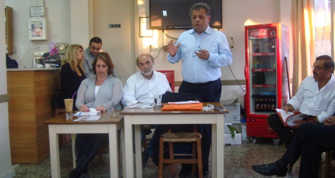 Συγκέντρωση στην περιοχή του Τεκέ πραγματοποίησε ο Ηλίας Λυγερός