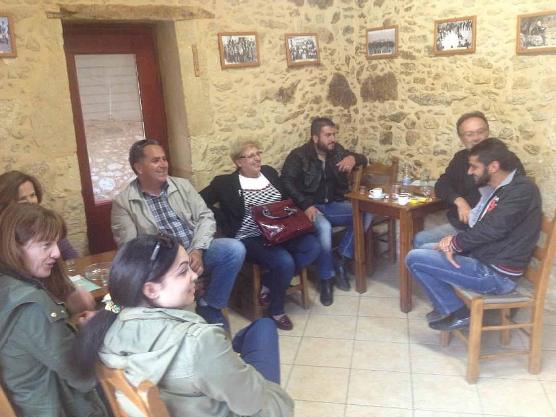 Η Αντιπεριφερειάρχης Ρεθύμνου Μαρία Λιονή σε Ελεύθερνα, Αστέρι και Πηγή