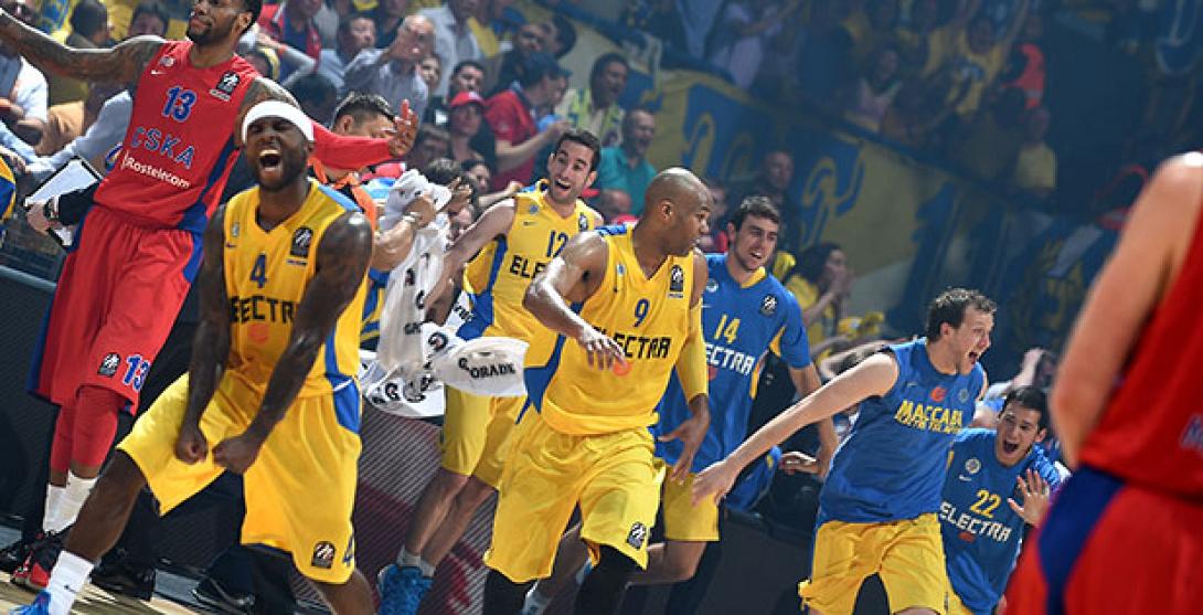 Ευρωλίγκα: Στον τελικό η Μακάμπι ,68-67 τη ΤΣΣΚΑ