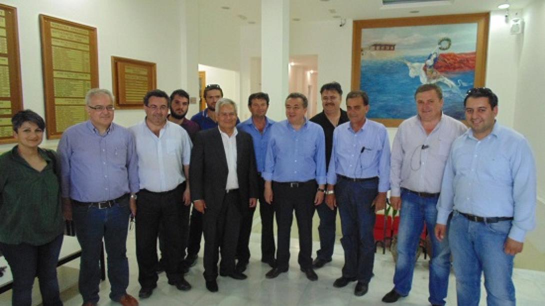 Συνάντηση Κώστα Μαμουλάκη - Σταύρου Αρναουτάκη στην Περιφέρεια