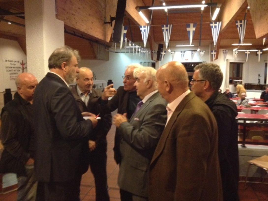 Ομιλία στο Ντίσελντορφ για τις γερμανικές αποζημιώσεις από τον Νότη Μαριά