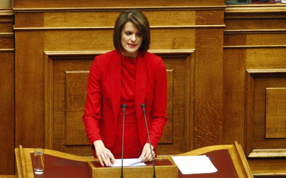 «Ναι» στον Σταύρο Δήμα ψηφίζει η ανεξάρτητη βουλευτής Κατερίνα Μάρκου