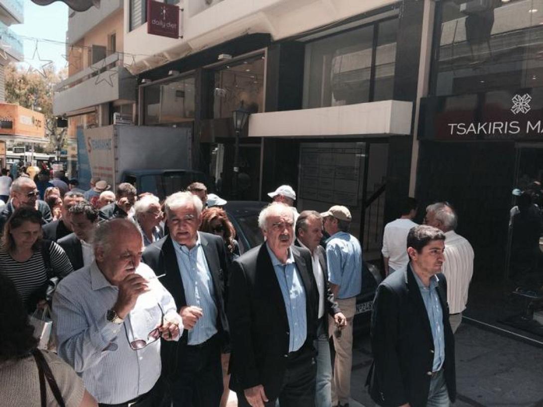 Στο κέντρο του Ηρακλείου Σ.Τσόκας - Β.Μειμαράκης