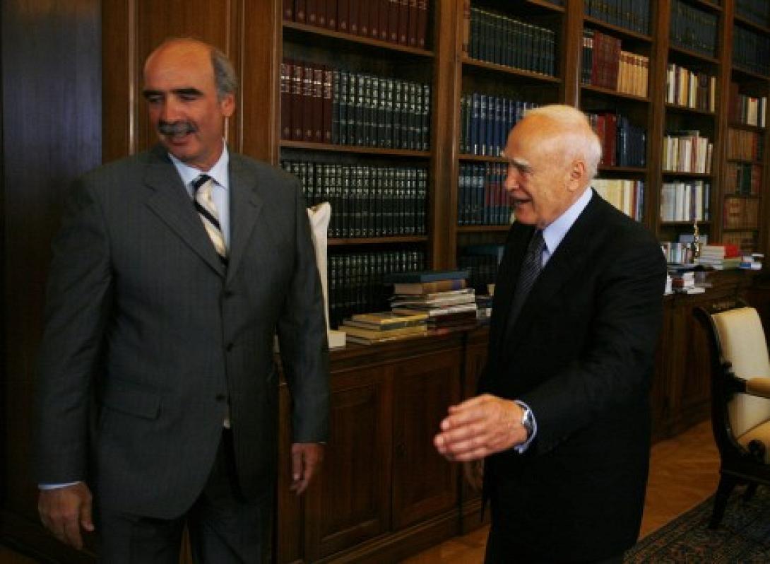 Ο Ε. Μεϊμαράκης ενημέρωσε τον Κ. Παπούλια για τα εκλογικά αποτελέσματα