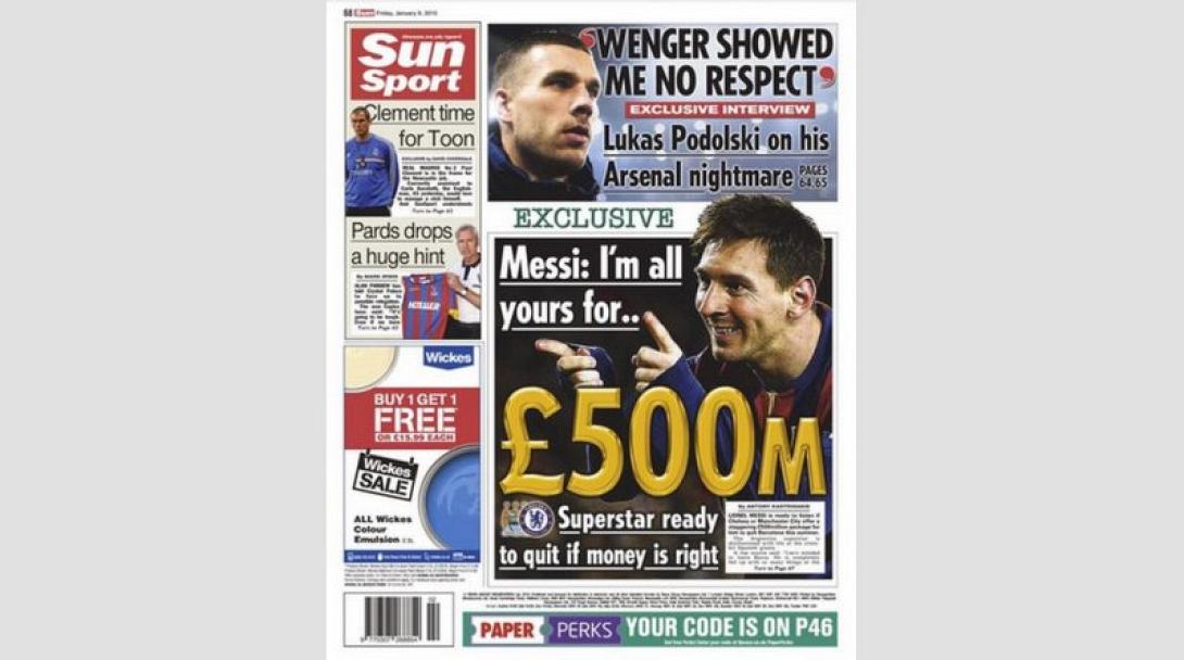 900 εκατ. ευρώ ... για να φύγει ο Μέσι!